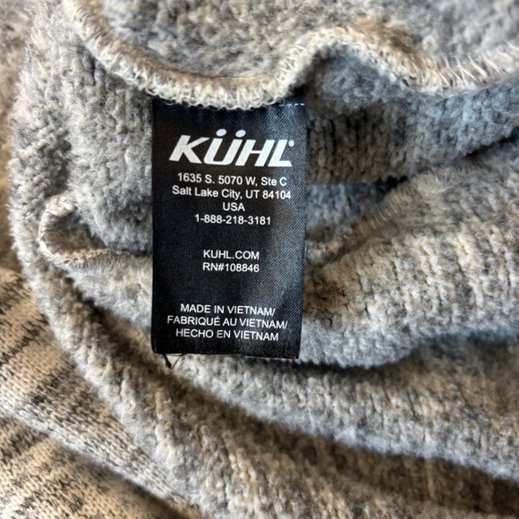 Kuhl Ascendyr Hoodie Jacket Womens Medium Gray Full Zip Pockets Outdoor Hiking - Picture 6 of 8